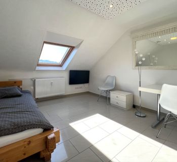 Wohn-Schlafzimmer der 3-Zimmer-Wohnung in Tübingen