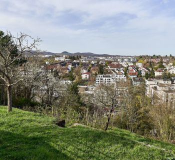 Garten mit Aussicht im Einfamilienhaus in Reutlingen